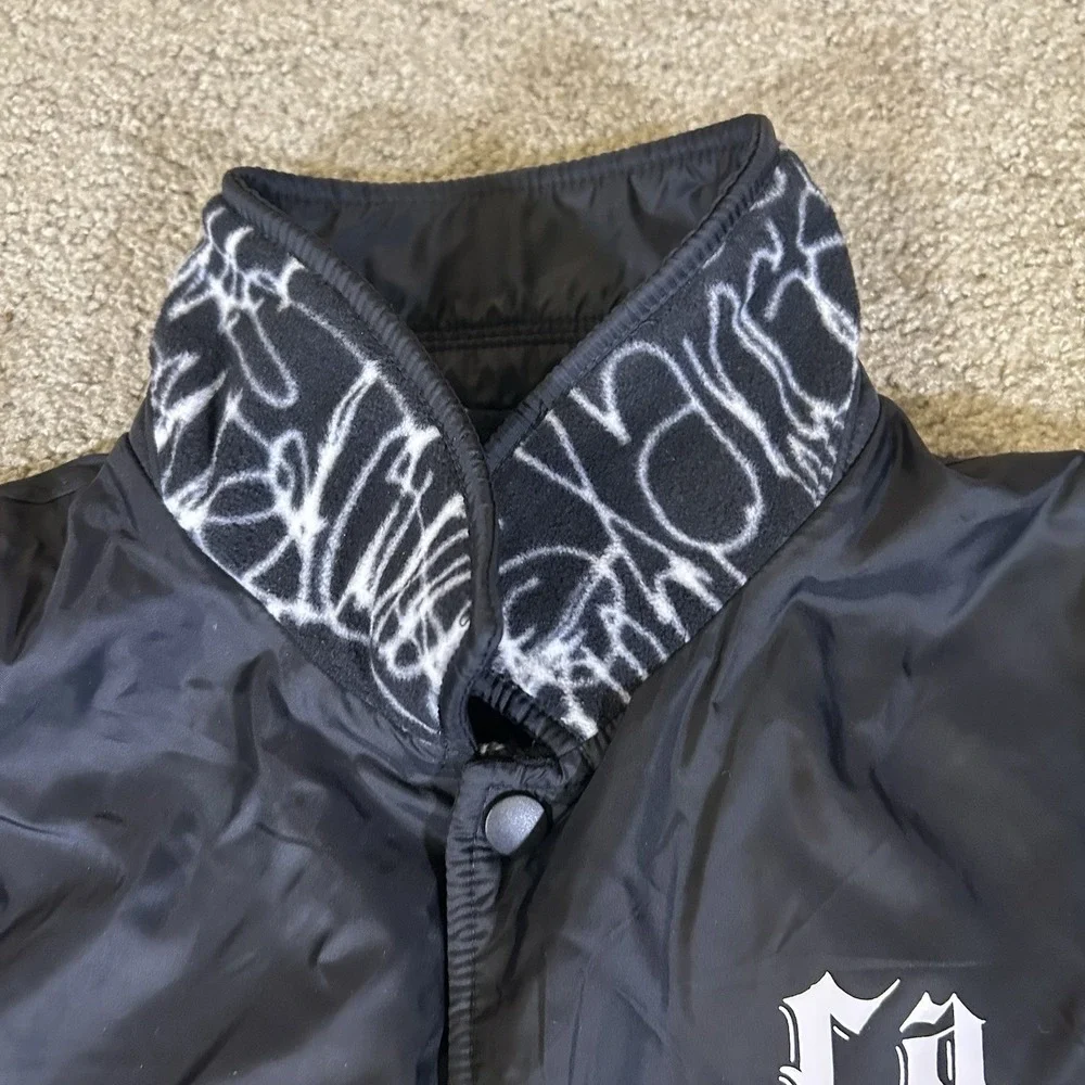 Nike Jacket Mens S Reversible Club America Los Angeles Black Bomber DC2173-010‎